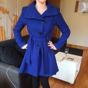 ModCloth Winterberry Tart Coat In Blue